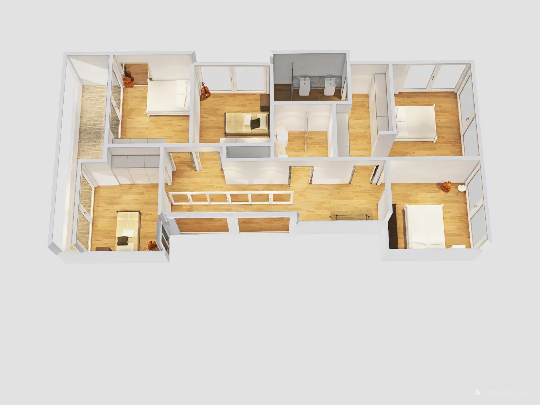 33 frances st 1st floor 3d design renderings
