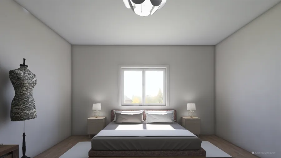 Chambre 3d design renderings