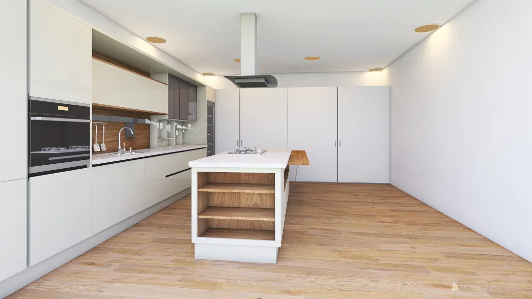 sunil kitchen 3d design renderings