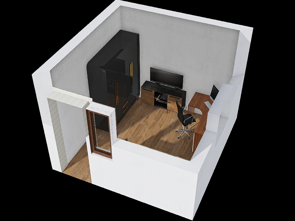 Javier's Room 3d design renderings