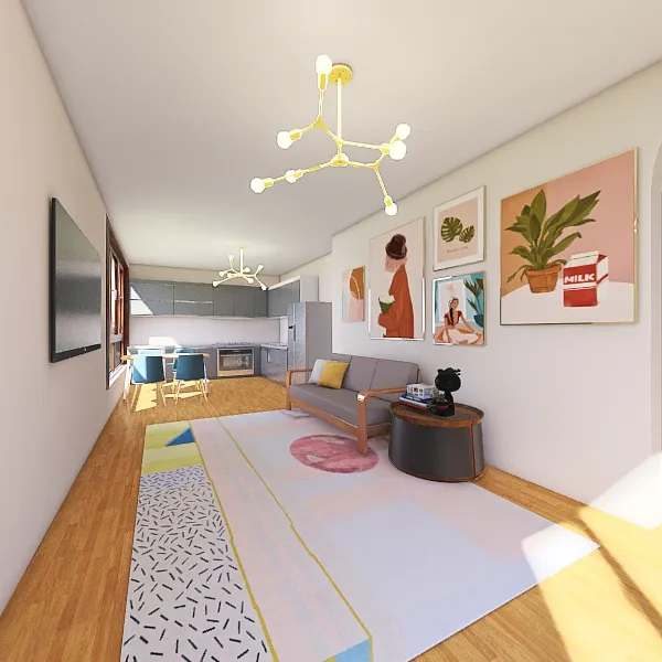 The pink house 3d design renderings