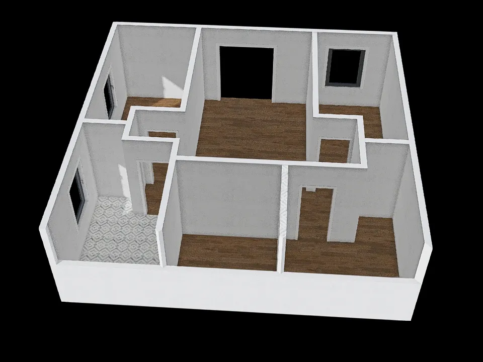 Mieszkanie 3d design renderings