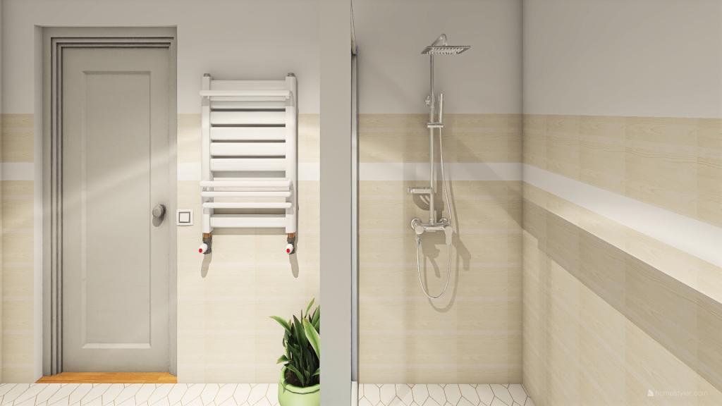 Salle d'eau 3d design renderings