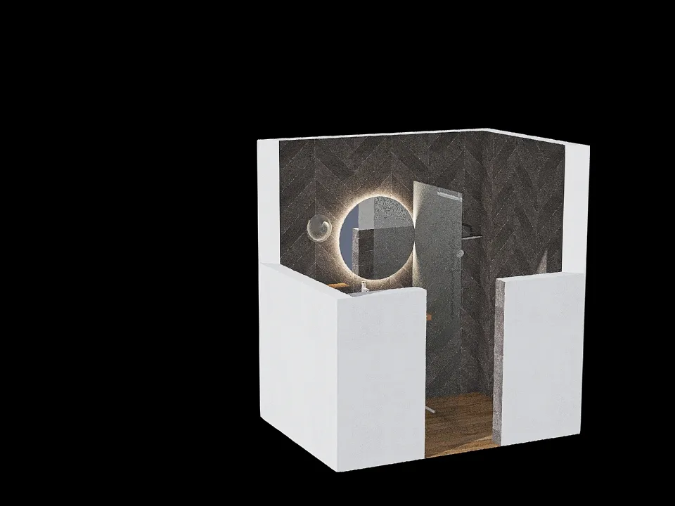 Bathroom v1 3d design renderings