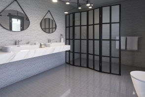 מקלחת Design Rendering