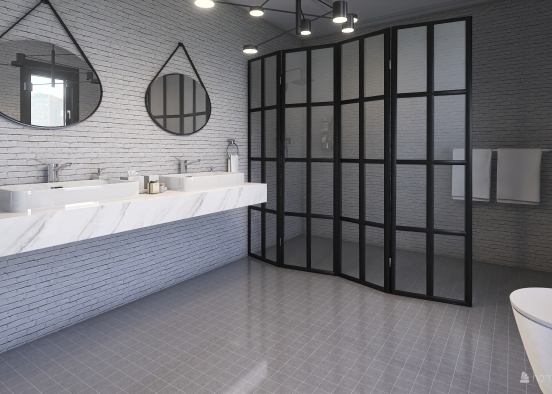 מקלחת Design Rendering