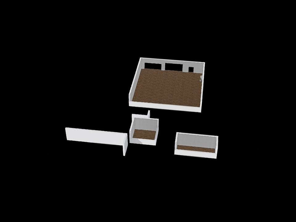 Panadería 3d design renderings