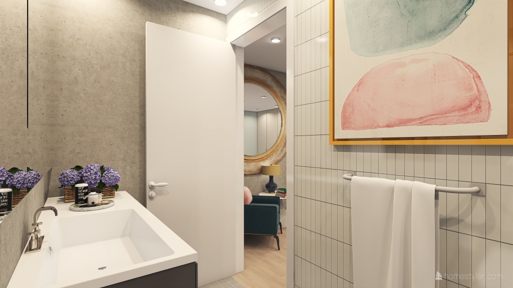 SECOND BATHROOM 3d design renderings