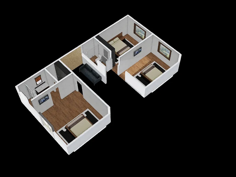 proyecto coto 15 segundo piso 3d design renderings