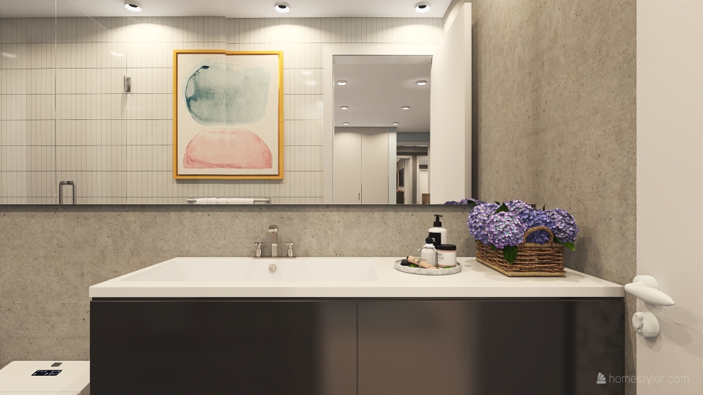 SECOND BATHROOM 3d design renderings