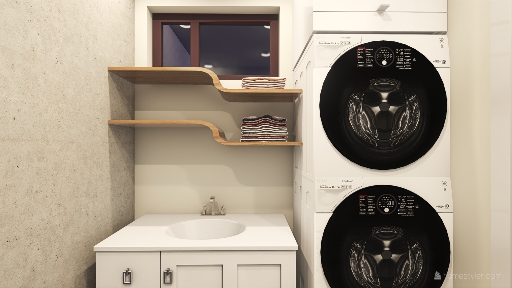LAUNDRY ROOM 3d design renderings