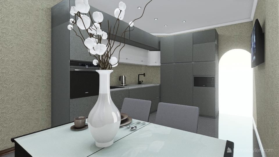 кухня кворк1 3d design renderings