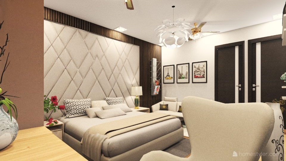 Aman bedroom-01 3d design renderings
