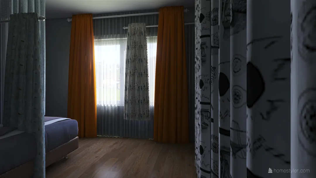 Bedrooms 3d design renderings