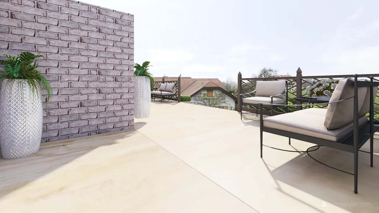 PorchBalcony 3d design renderings