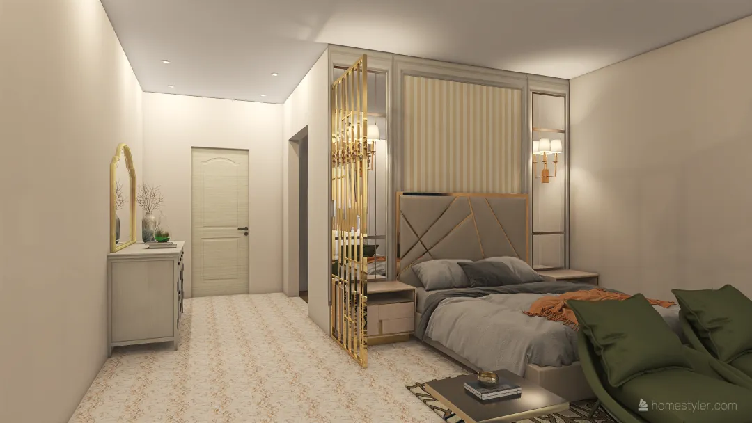 2غرفه امي 3d design renderings