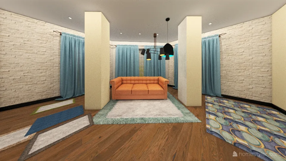 План квартиры №3.1. 3d design renderings
