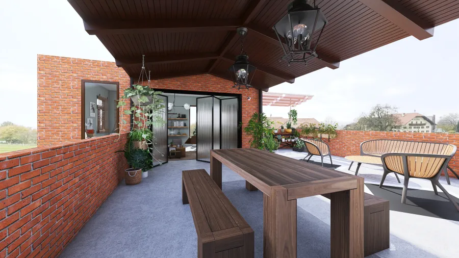 terraza 3d design renderings