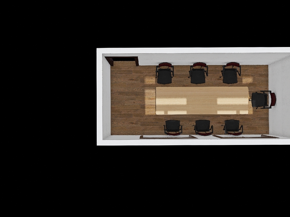 confernce room 01 for 8 person 3d design renderings