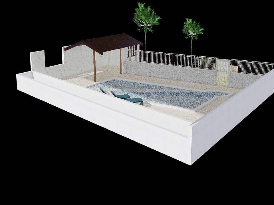 Projeto Piscina 3d design renderings