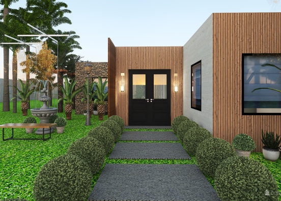 015| Country House Design Rendering