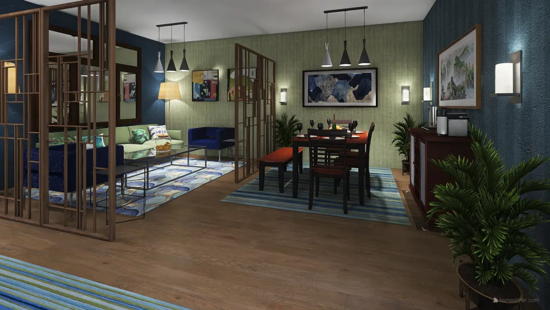 living room22 3d design renderings