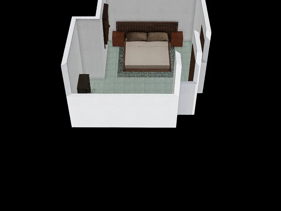 Habitacion principal Zayra 3d design renderings