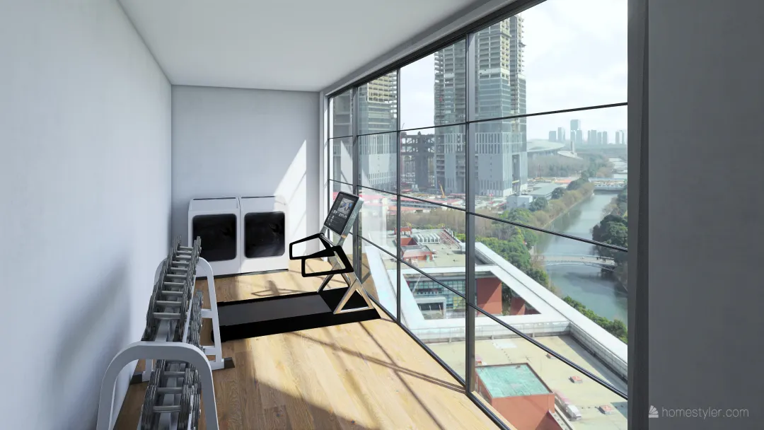 London Penthouse 3d design renderings