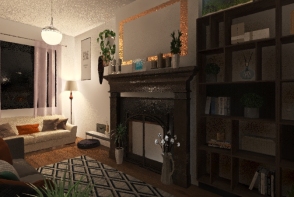 Beata Living Room Design Rendering