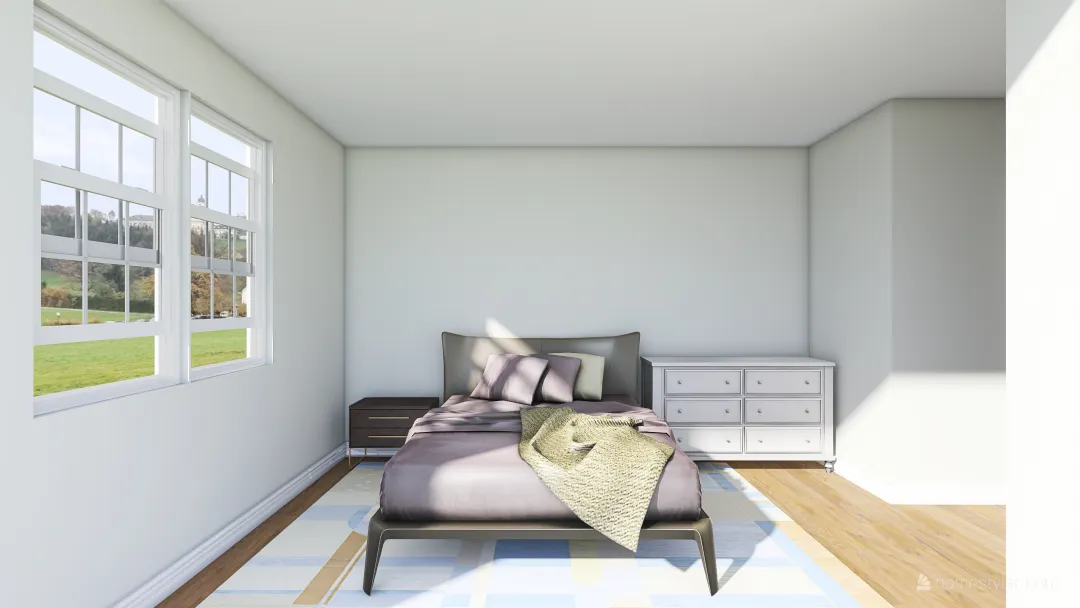 Travis - Bedroom 3d design renderings