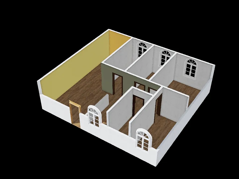 Casa Simples  - Carla 2 3d design renderings
