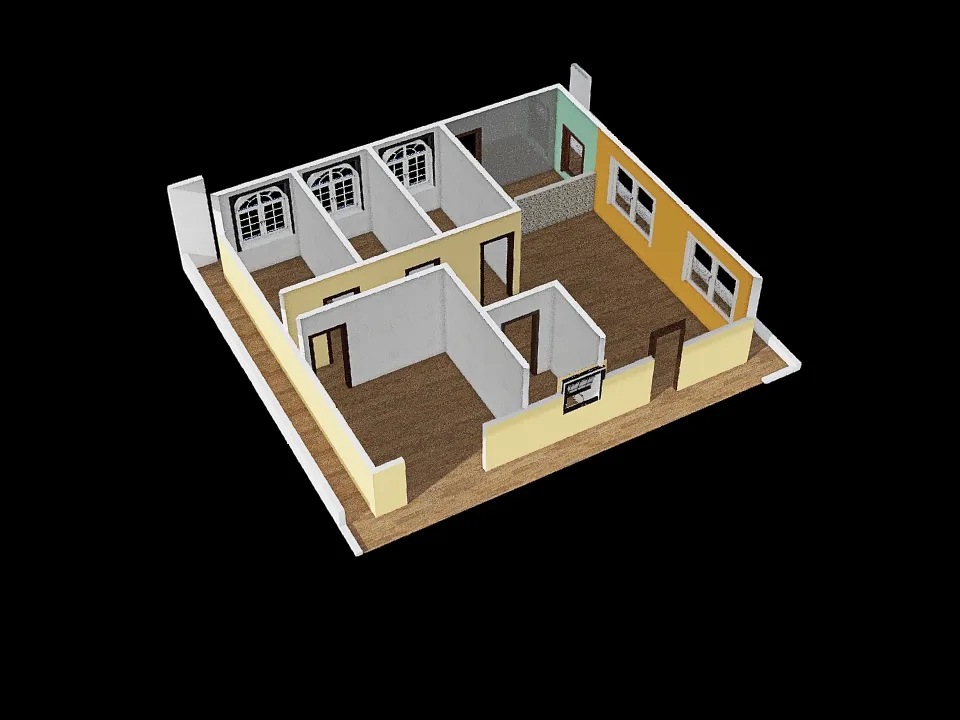 Casa Simples  - Carla 3 3d design renderings