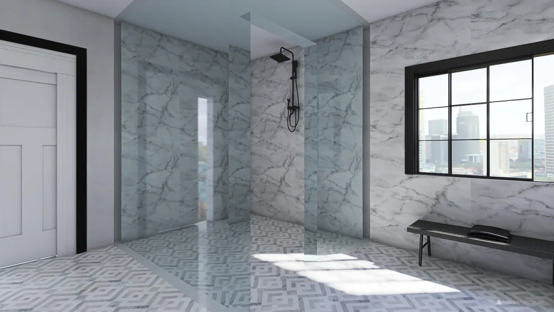 luxury bath 3d design renderings