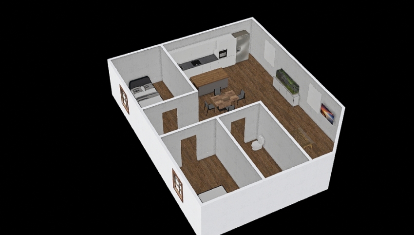 Apartment floor plan 3d design picture 122.28