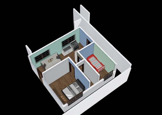 Casa simples - Amanda 2 Design Rendering