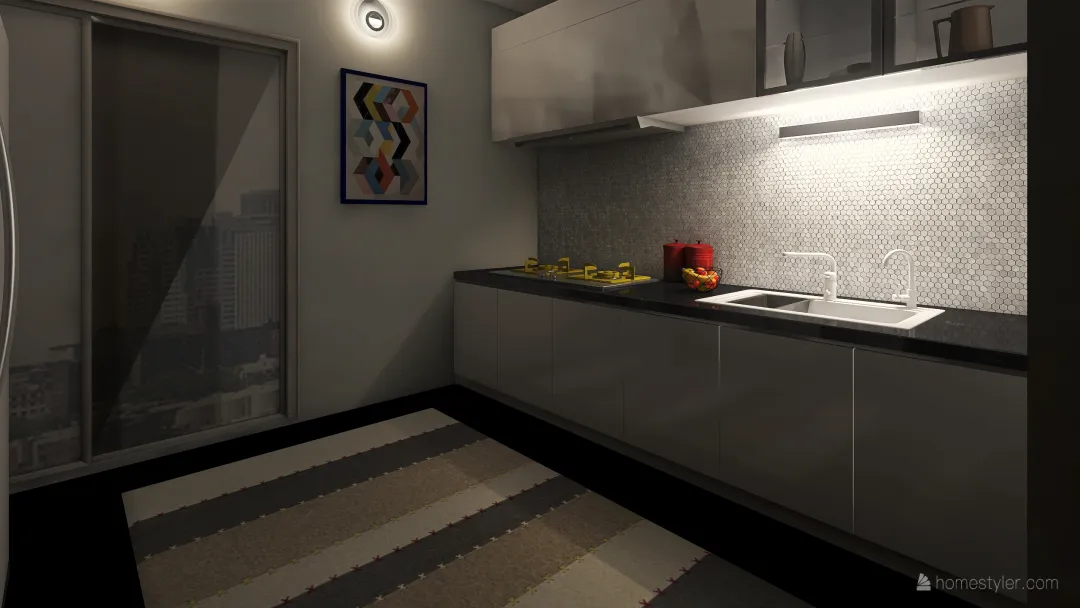 Daniel's appartamento 3d design renderings