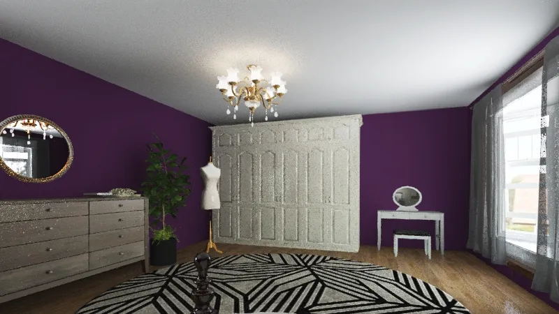 master bedroom/bathroom 3d design renderings