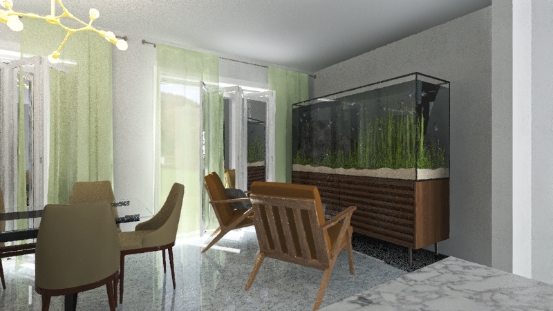 sala de  jantar 3d design renderings