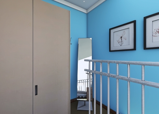 Elgen's  Lahug Residence Studio Unit ＂Loft Bedroom＂ Designed by: Ivy Laron Design Rendering