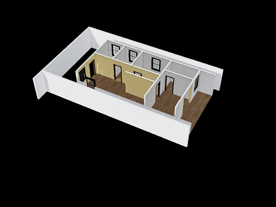 Casa simples - Casa Vinicius 3d design renderings