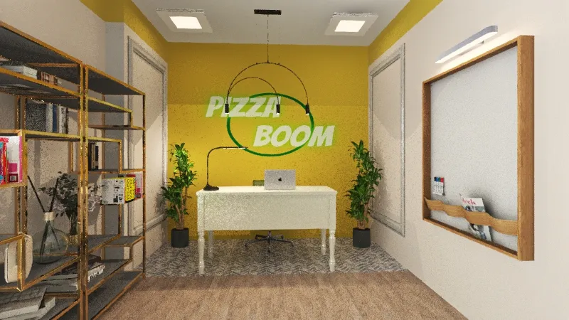 PIZZA BOOM 3d design renderings