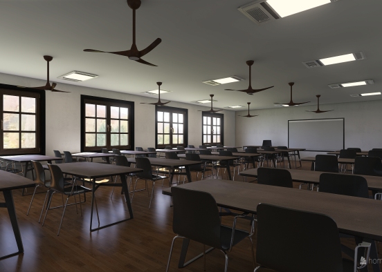 CLASS ROOM Design Rendering