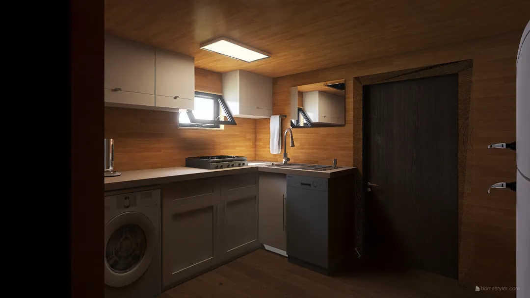 дача кухня 3d design renderings