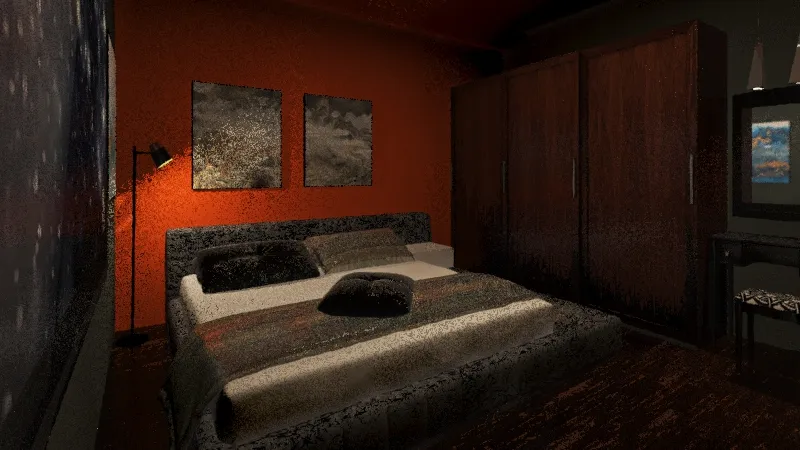 MASTER BEDROOM 3d design renderings