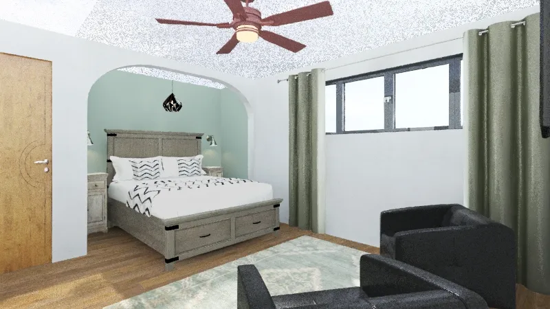 M. Bedroom Remodel 3d design renderings