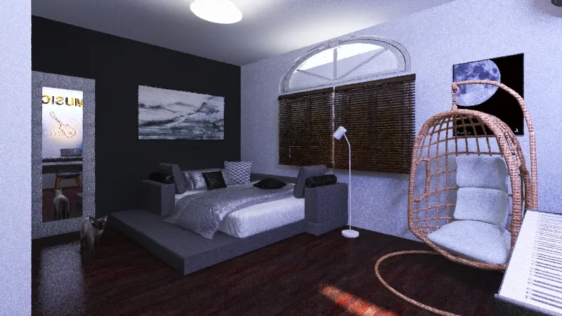me room 3d design renderings