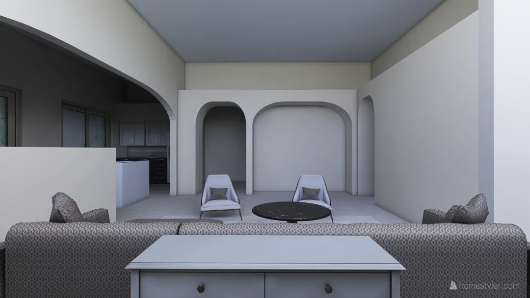 Sheri - Living Room 3d design renderings