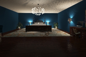 Lexia's Bedroom Design Rendering