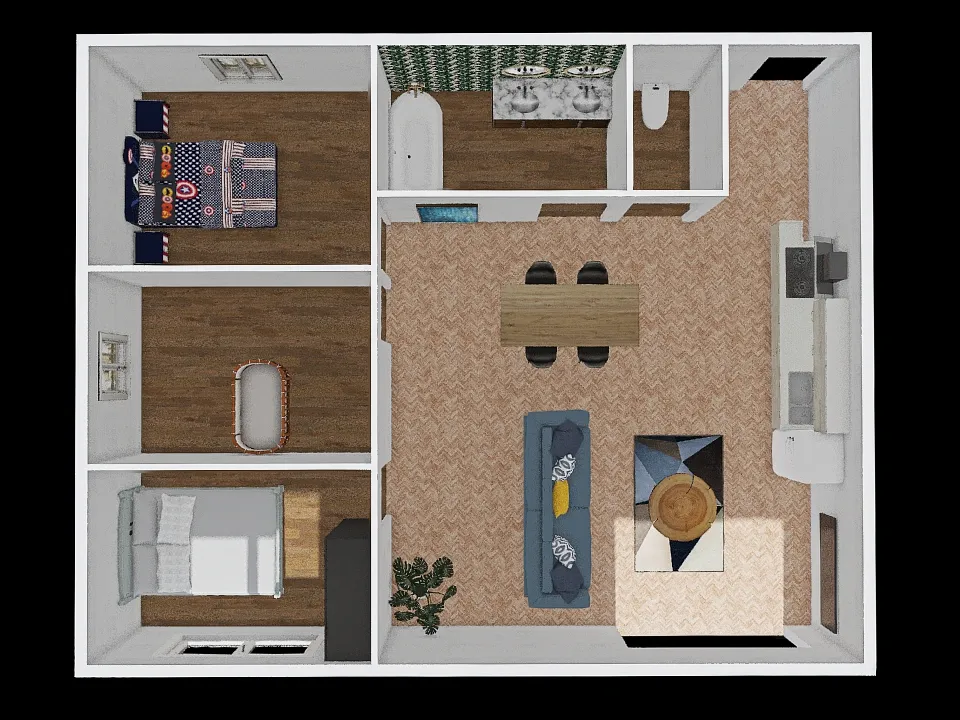 maison test 3d design renderings