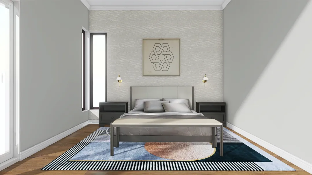 LisaStevens_Bedroom 3d design renderings